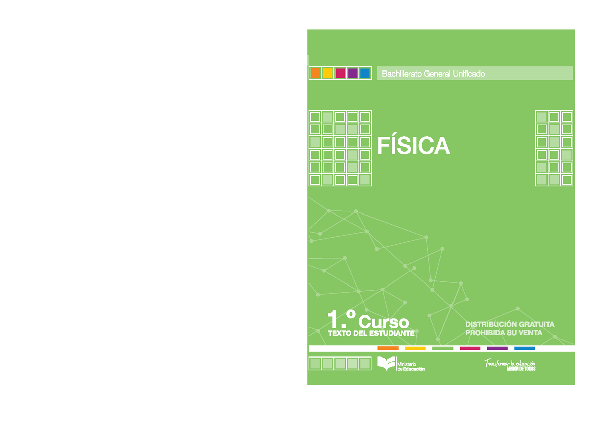 Libro de Física 1 Bachillerato - Física 1 BGU Se rie Ingenios EDITORIAL