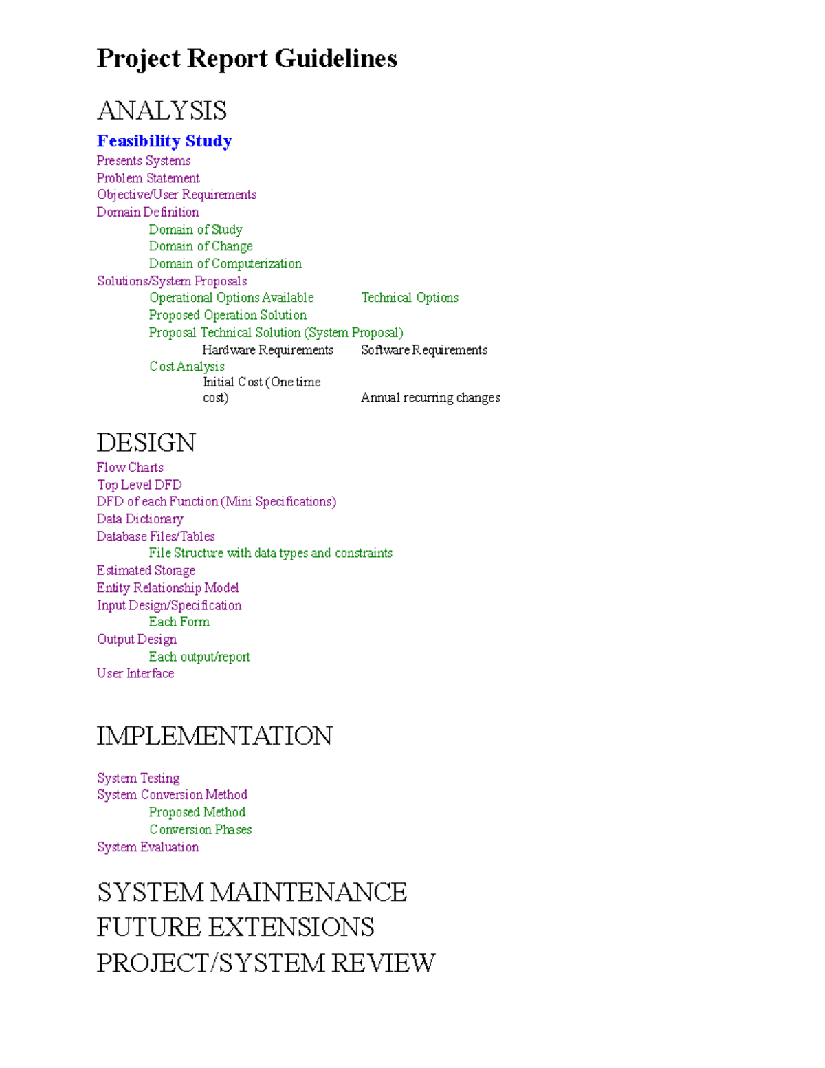 Fyp Revised Document Final Year Project For The Bachelors Report Project Report Guidelines 5801