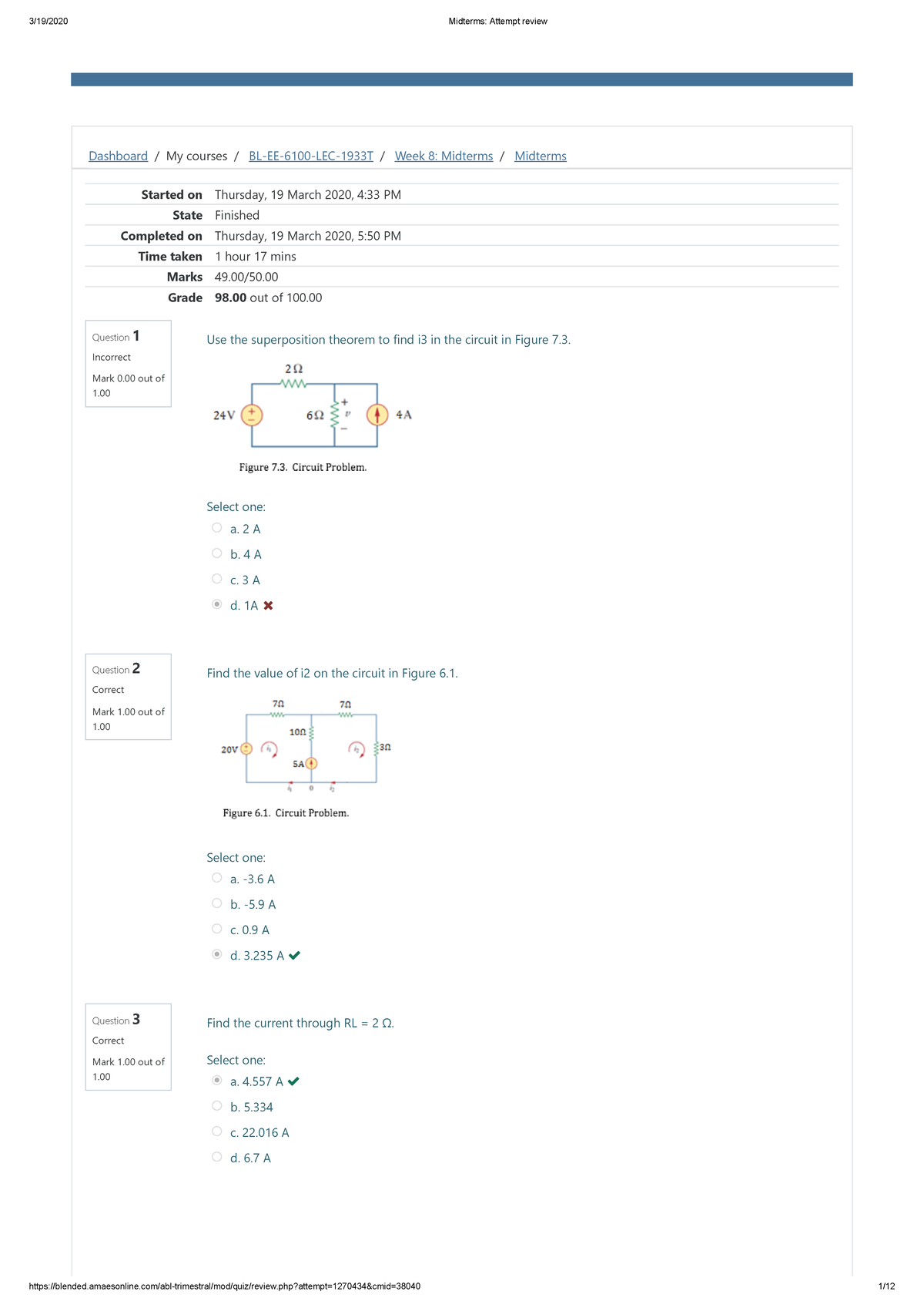 Quizlet Electrical Eng Mid Review BS Computer Engineering Studocu