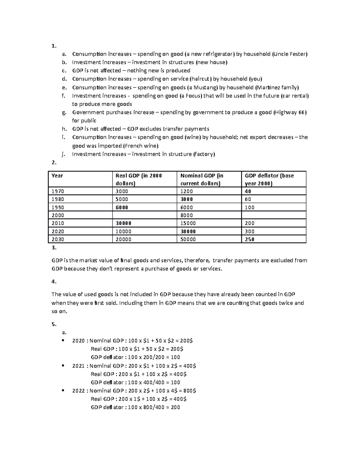 Macro Chap 23 - Btap Problems And Applications - 1. A. Consumption ...