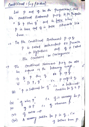 Chapter 1 - Math Notes - Discrete Mathematics - Studocu