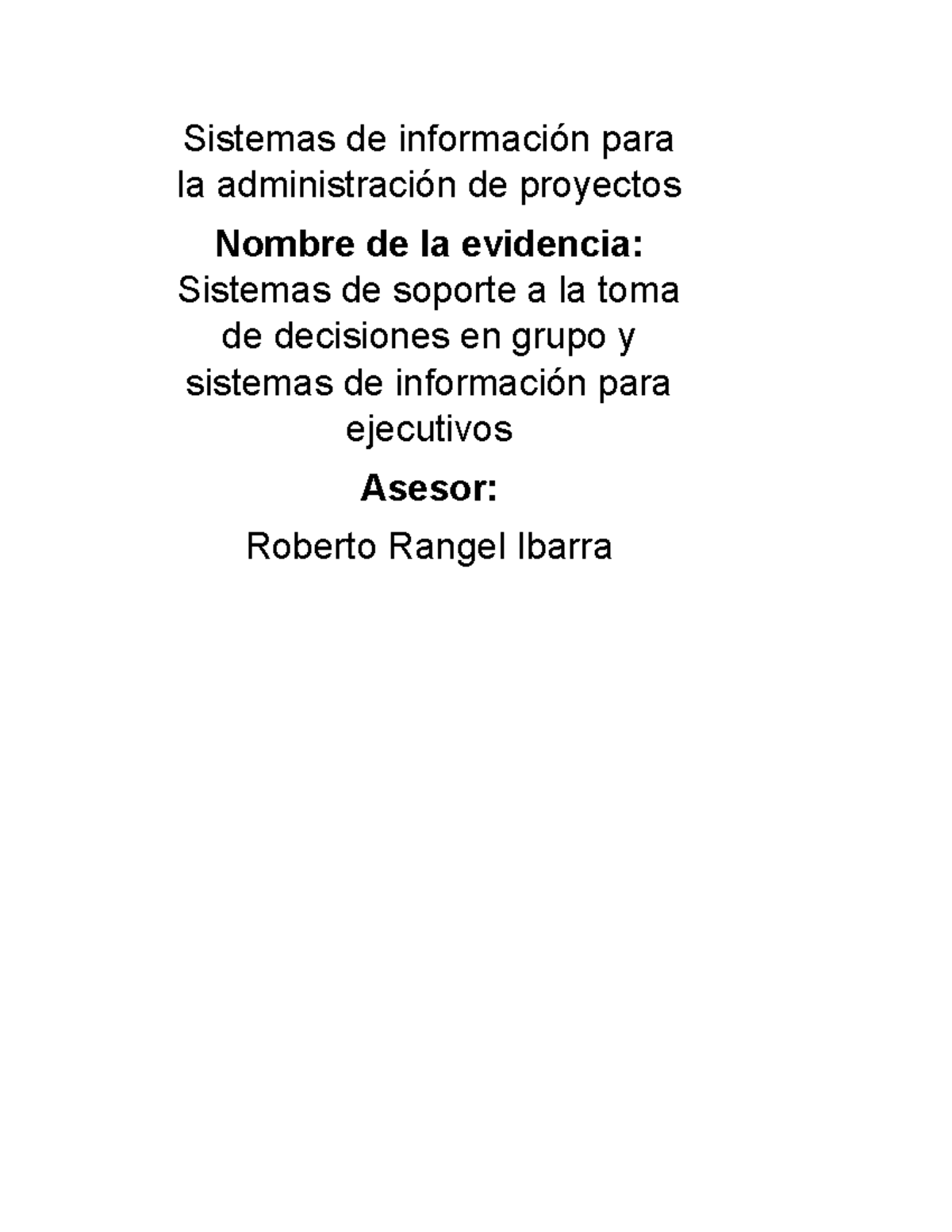Investigacion uveg - Sistemas de soporte a la toma de decisiones en ...