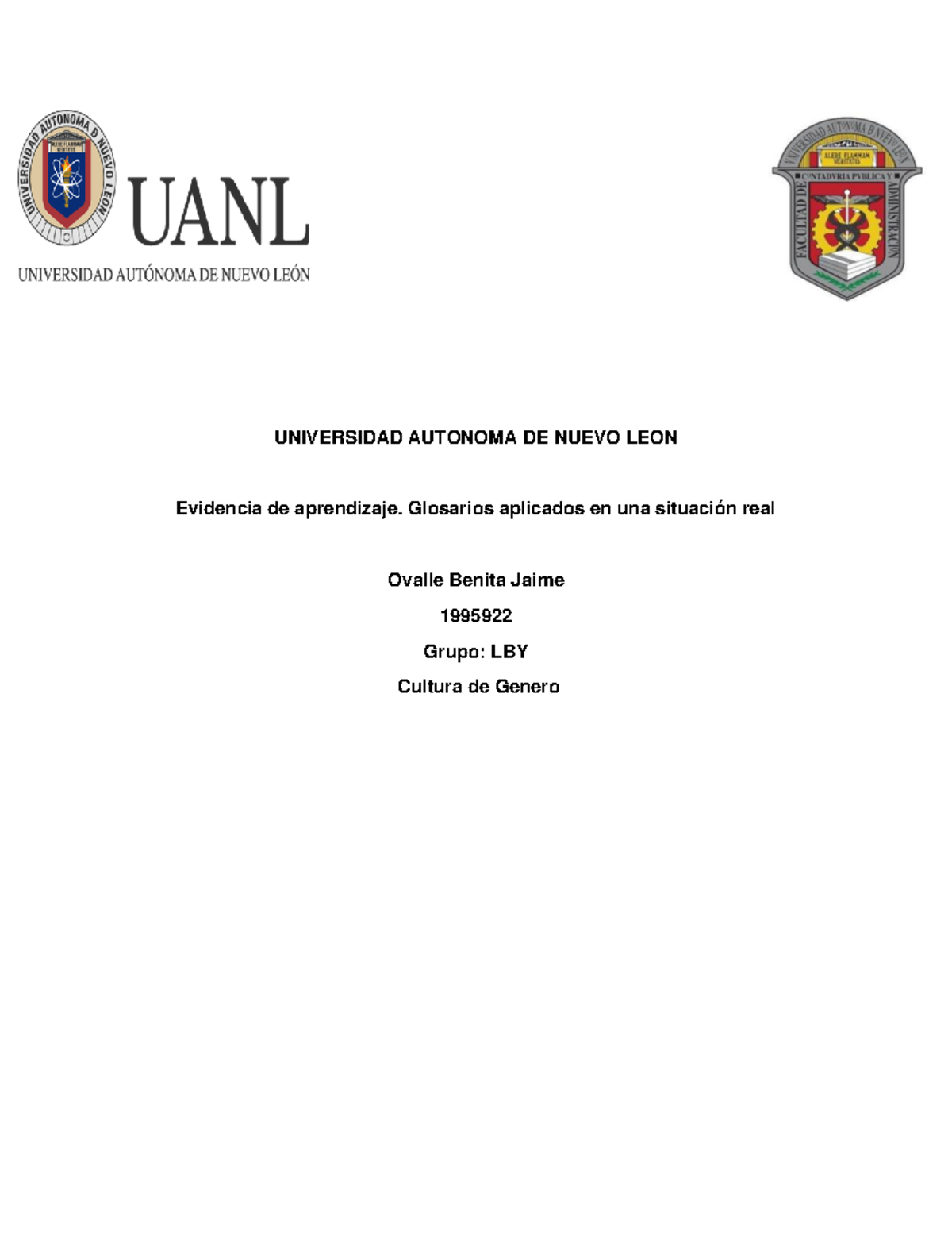 Glosario Act3glosario - UNIVERSIDAD AUTONOMA DE NUEVO LEON Evidencia de ...