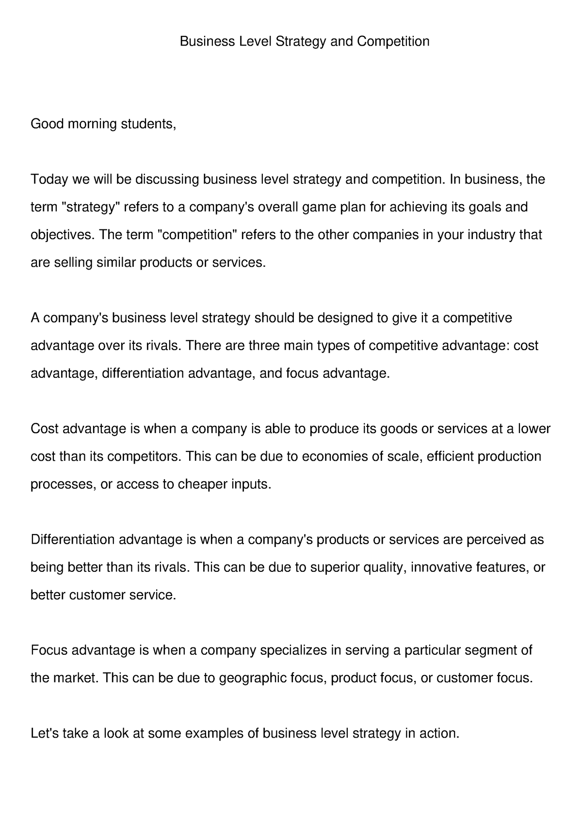 business-level-strategy-and-competition-in-business-the-term