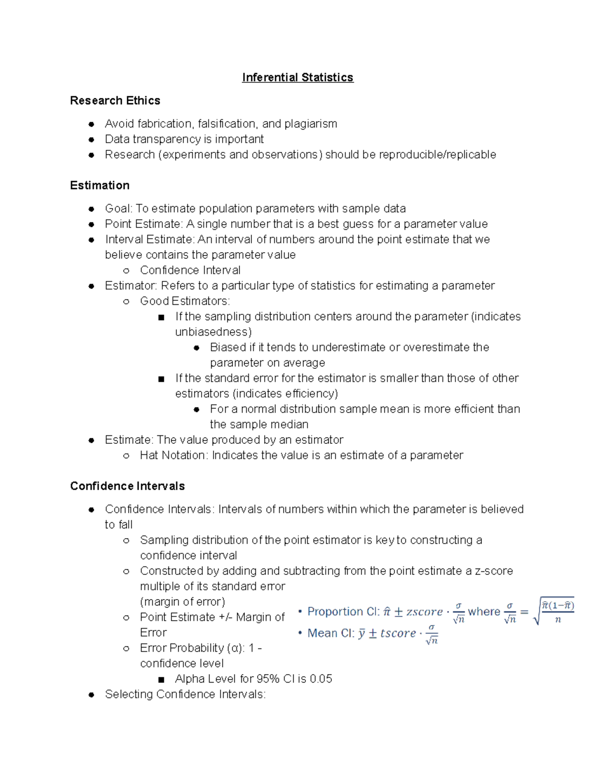 Inferential Statistics - Inferential Statistics Research Ethics Avoid ...