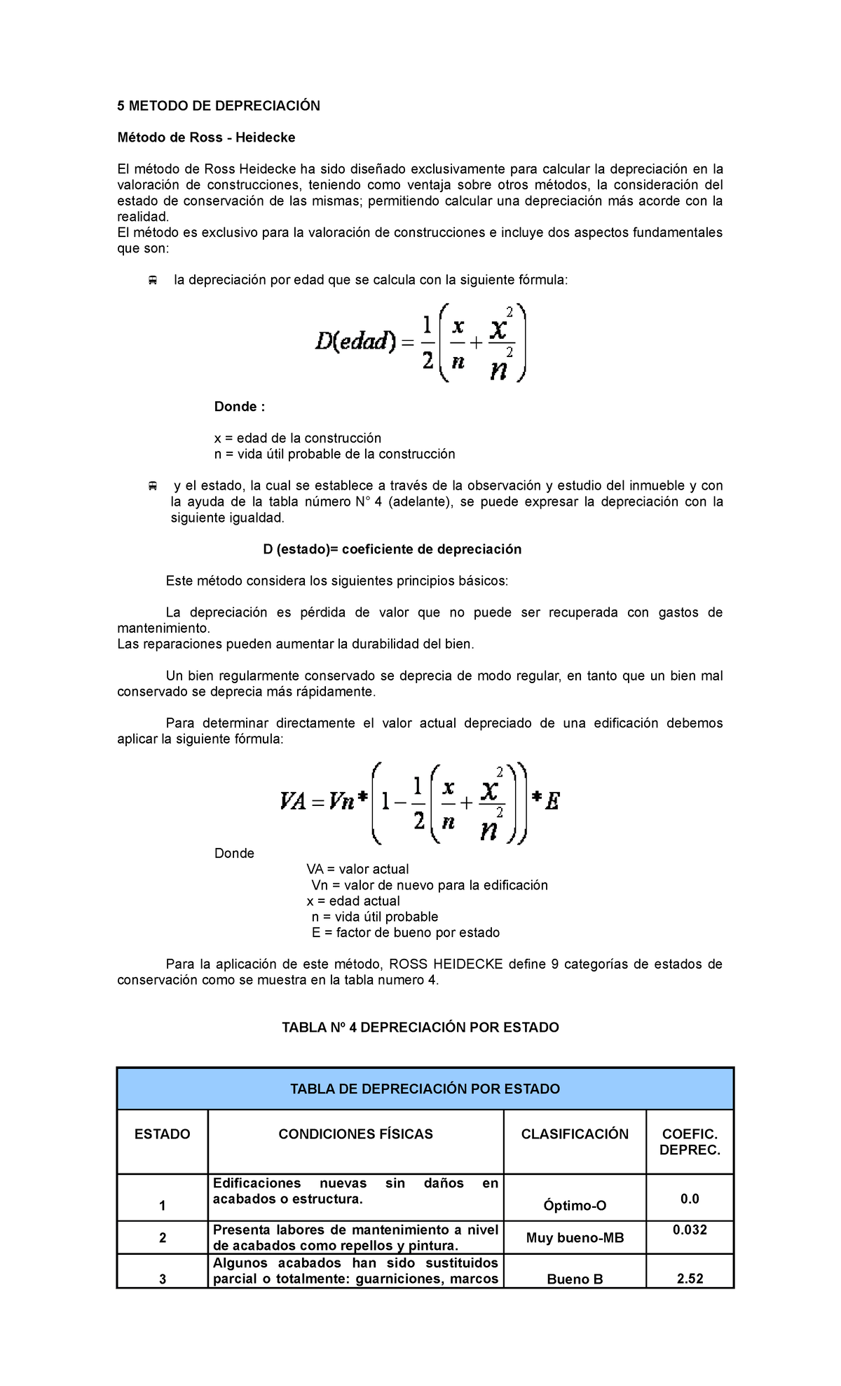 Tabela Ross Heidecke Pdf - RETOEDU