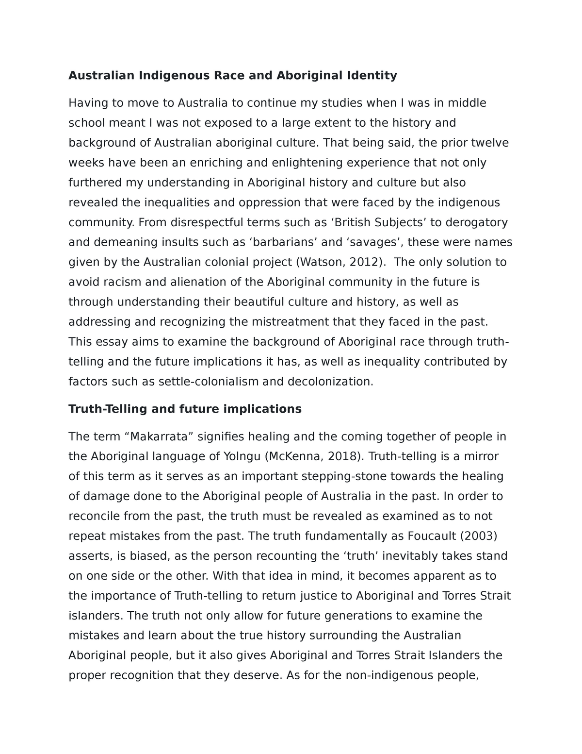 australian identity essay