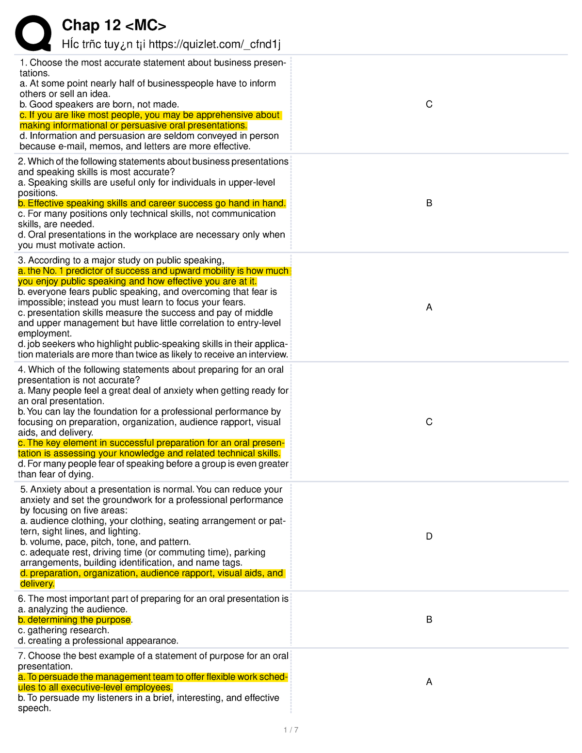 Chap 12 - Trắc nghiệm chap 12 - HÍc trñc tuy¿n t¡i quizlet/_cfnd1j ...