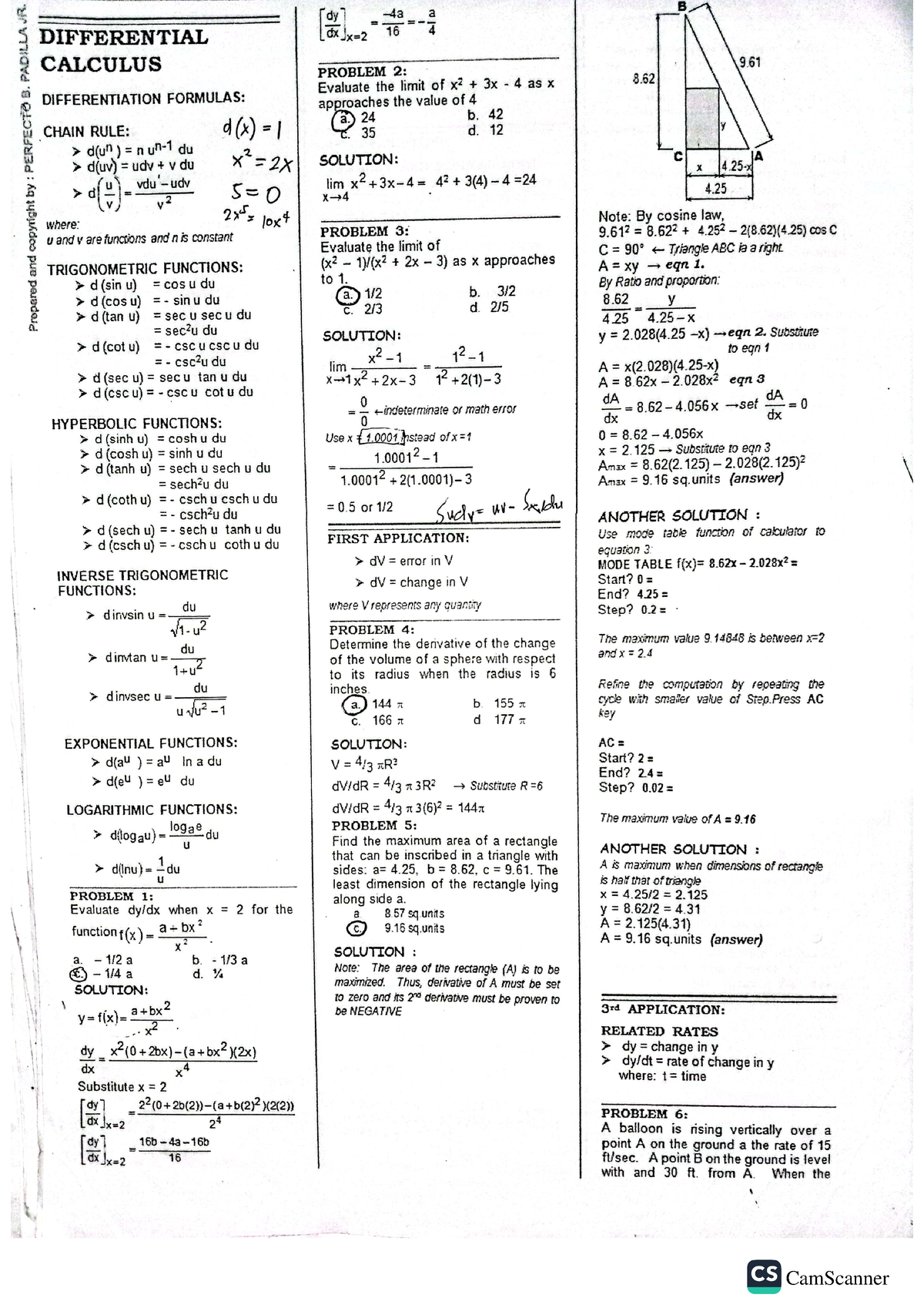 differential-and-integral-calculus-copy-bs-mathematics-studocu