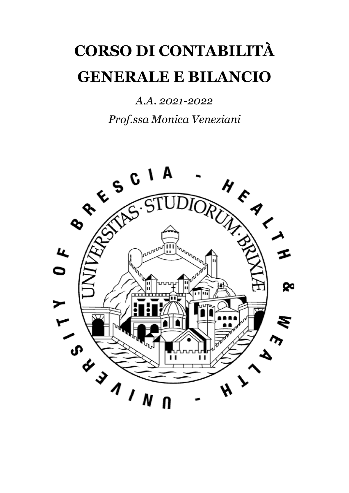 Copia Di Corso DI Contabilità E Bilancio Final Finalpdf - CORSO DI ...