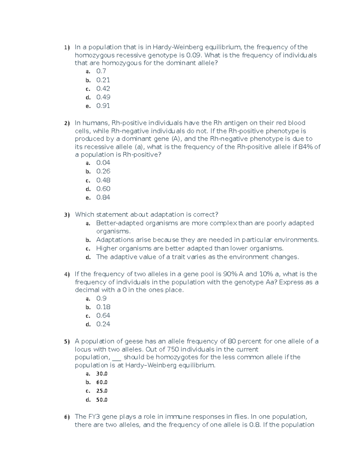 Hardy W HW 2 - Practice with math and conceptual problems - In a ...