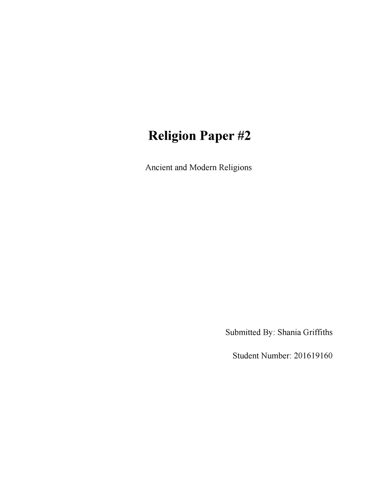 research paper on religious studies