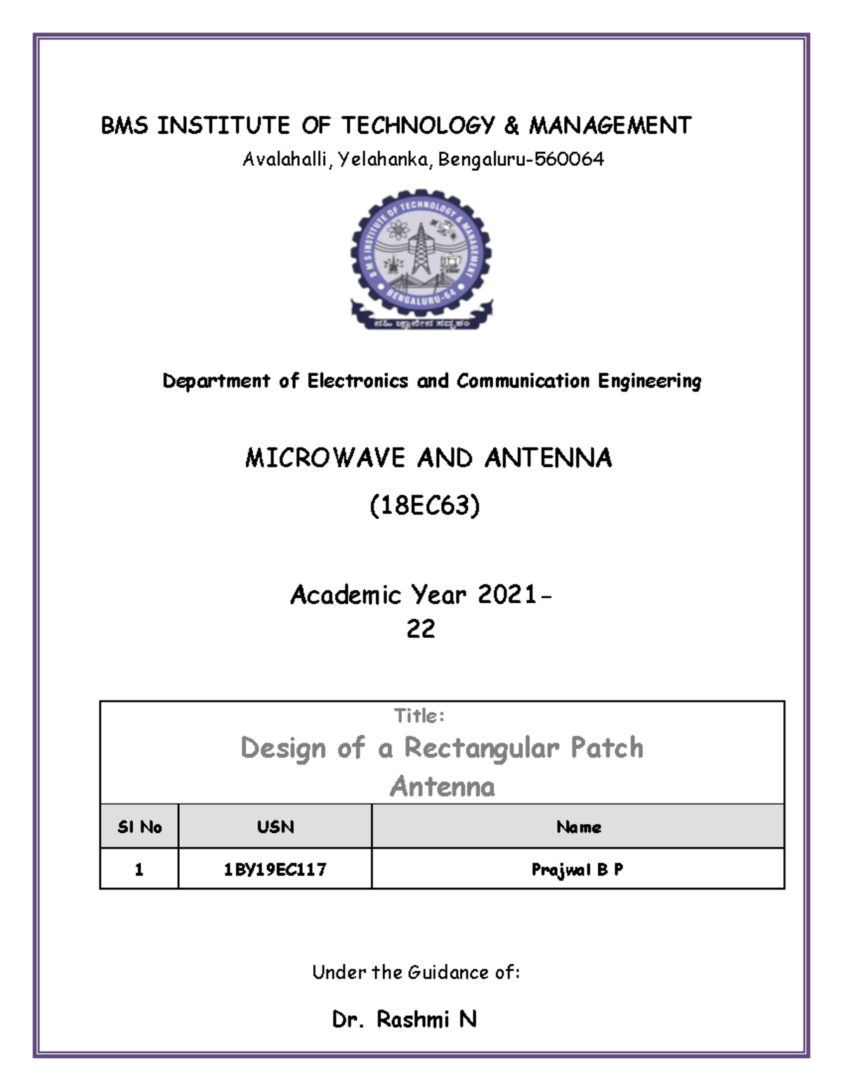 assignment-hfss-simulation-bms-institute-of-technology-management