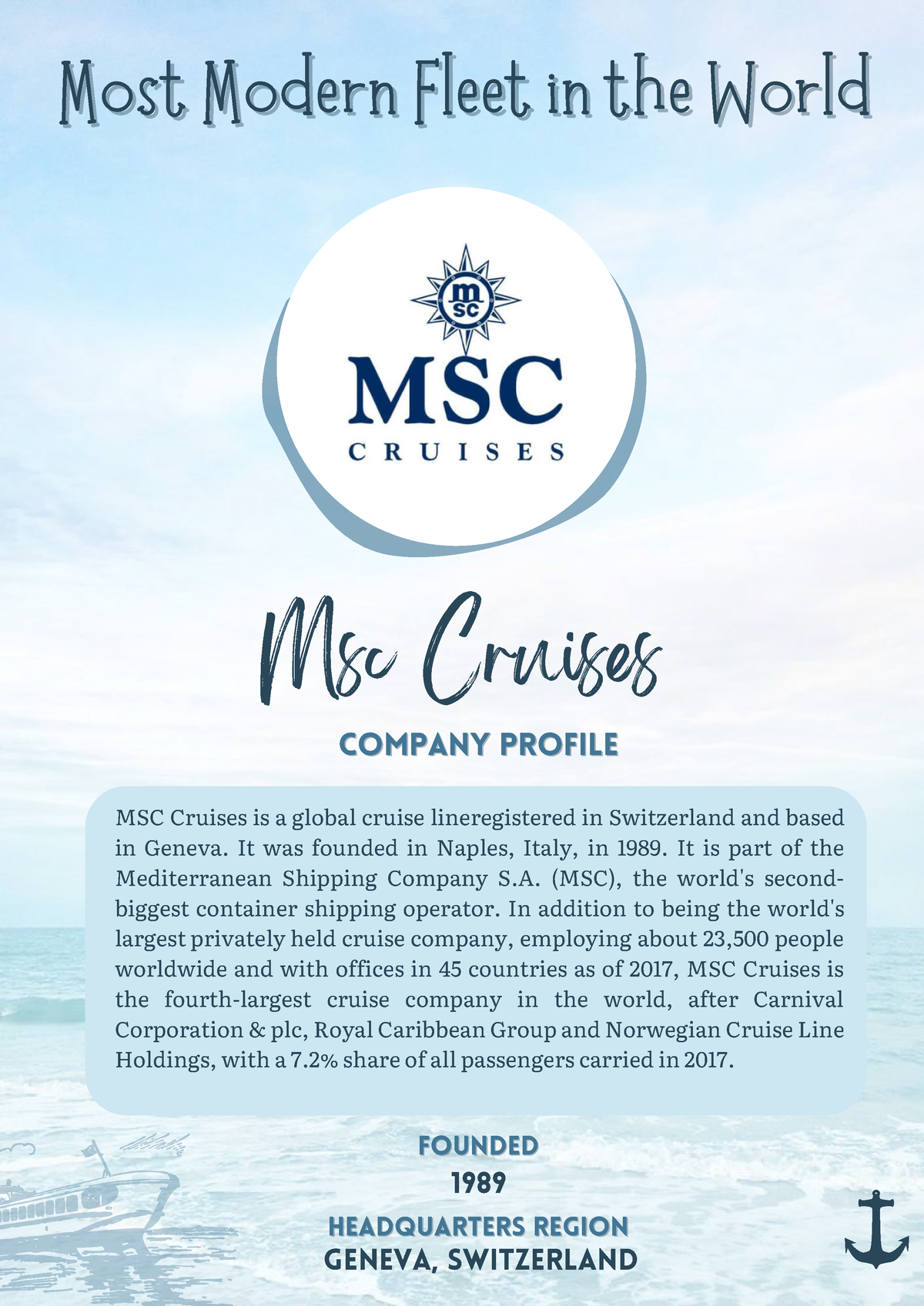 cruise company profile