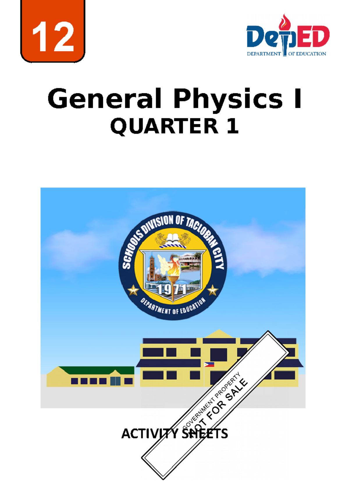 LAS- General Physics 1 - General Physics I QUARTER 1 ACTIVITY SHEETS 12 ...