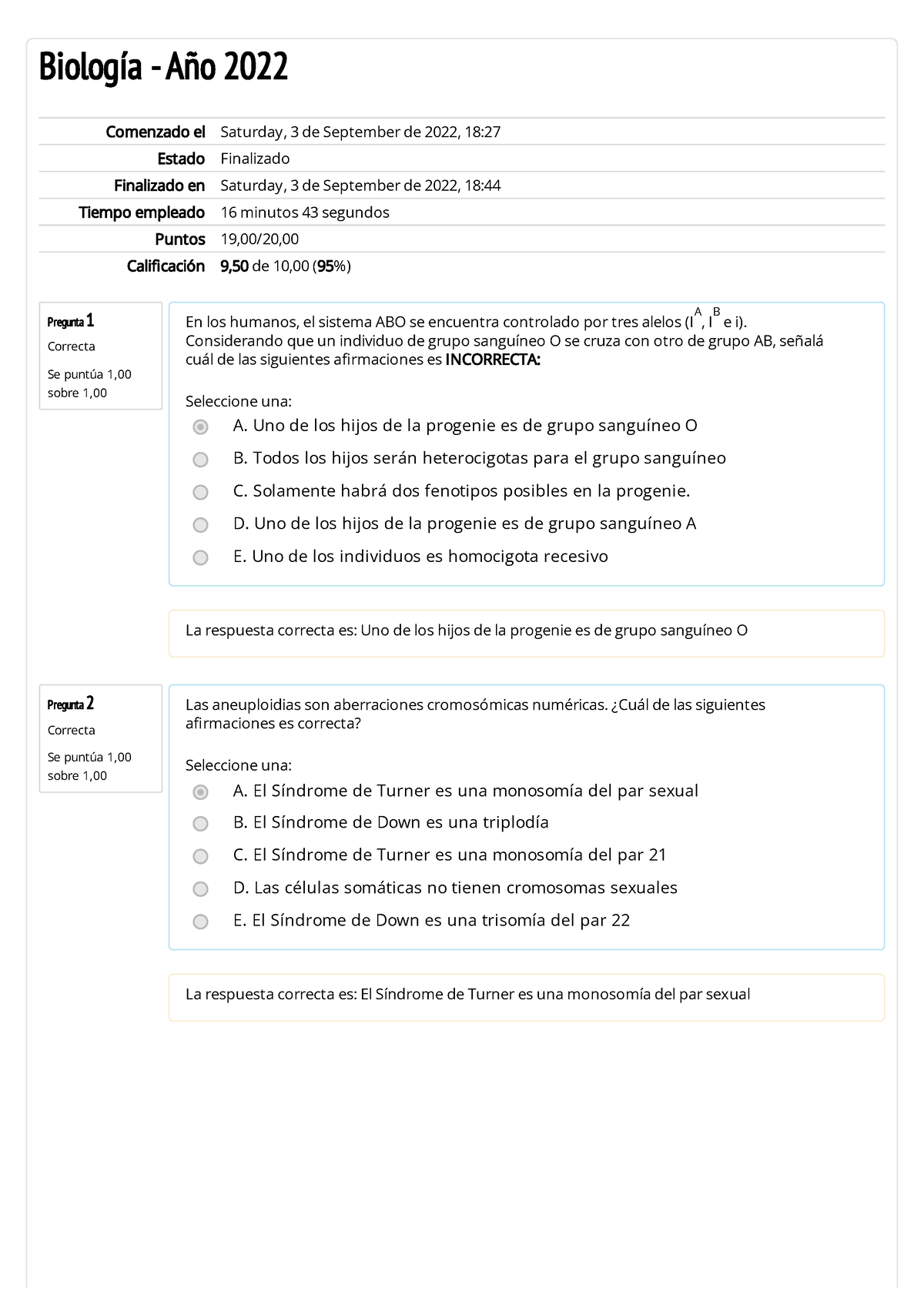 Cuestionario DE Autoevaluación DEL TP 15 - Pregunta 1 Correcta Se ...