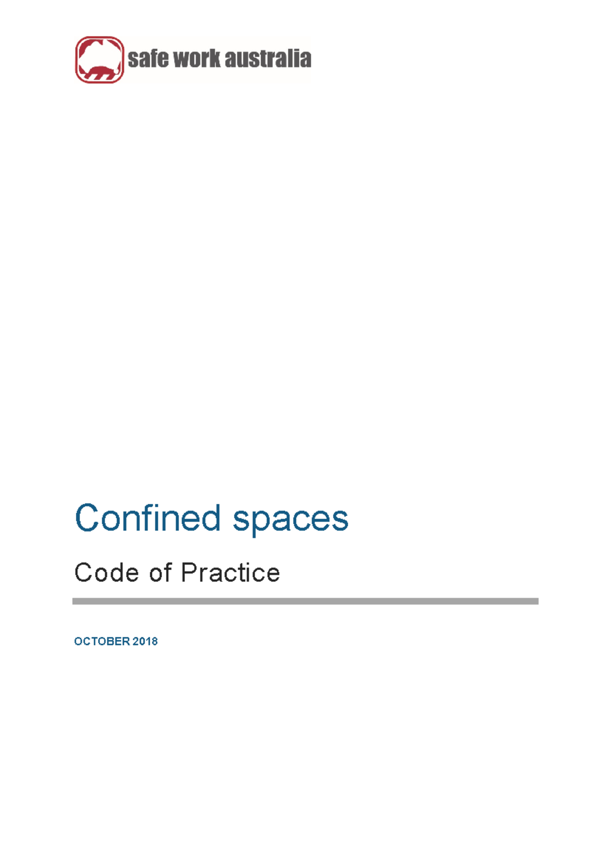 COP Confined Spaces - aaa - Confined spaces Code of Practice OCTOBER ...