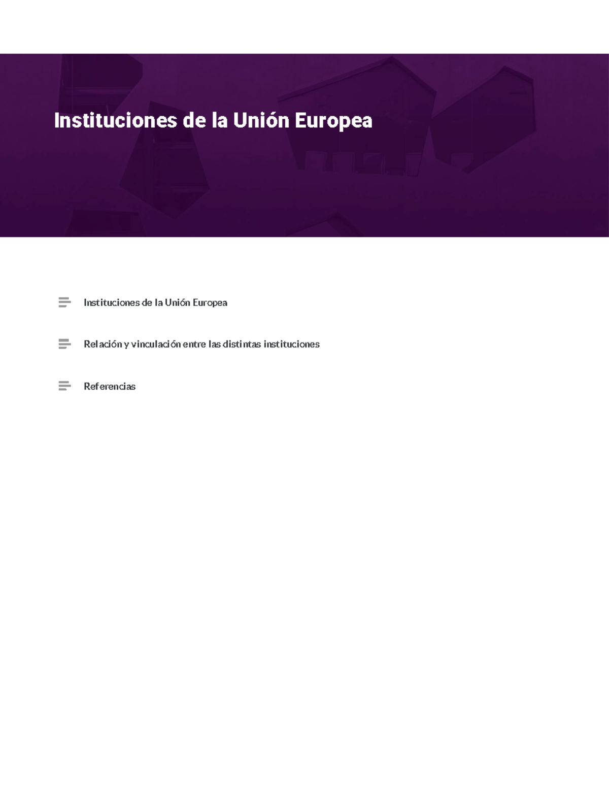 Módulo 2 - Lectura 2 - ccc - Instituciones de la Unión Europea Relación ...