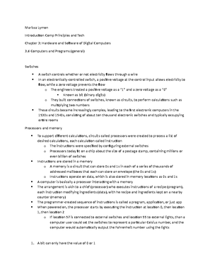 Computer Science Chapter 5 Notes - Computer Science Chapter 5 Notes ...
