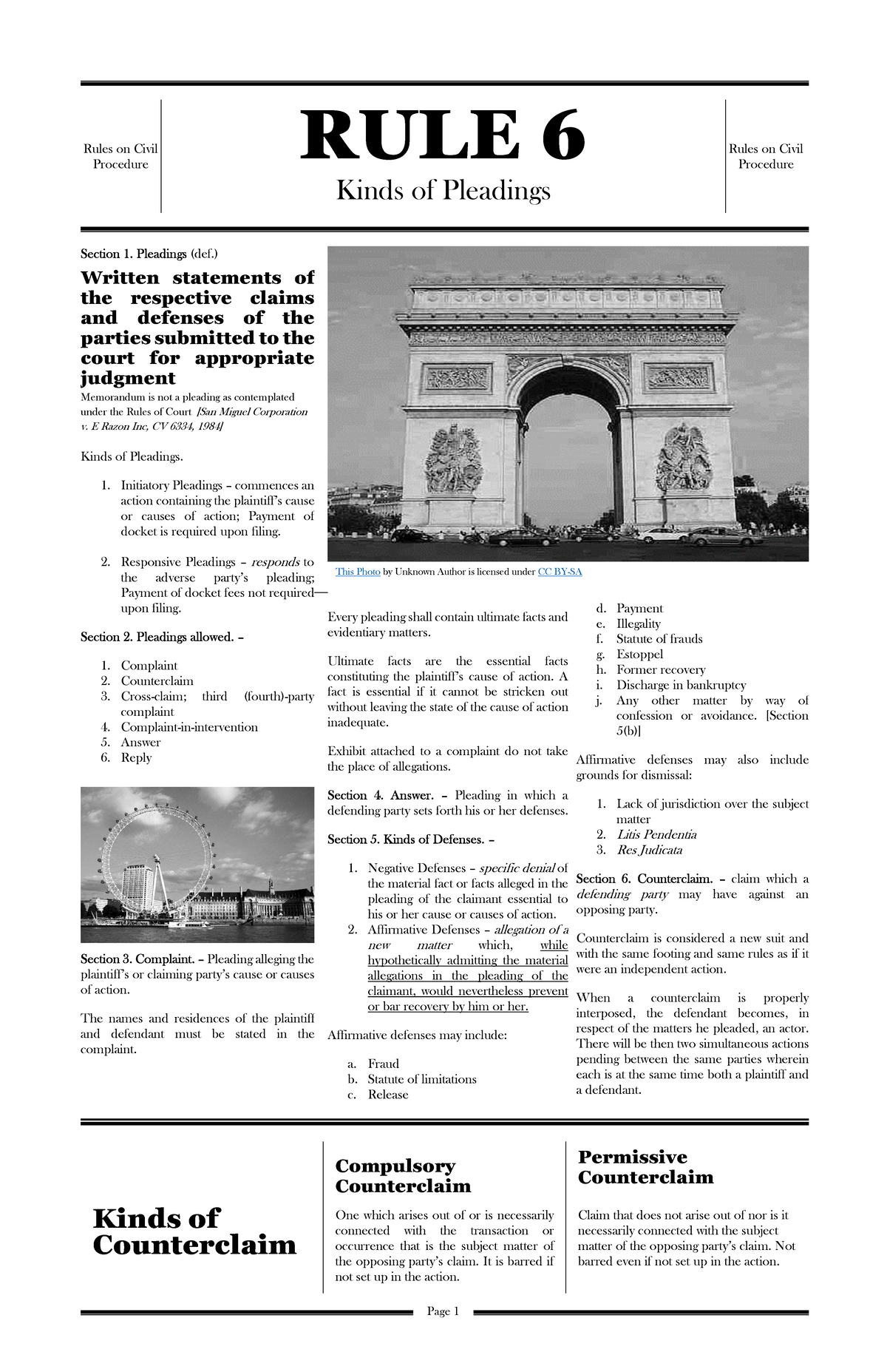 Rule 6 Revised Rule on Civil Procedure Rules on Civil Procedure RULE