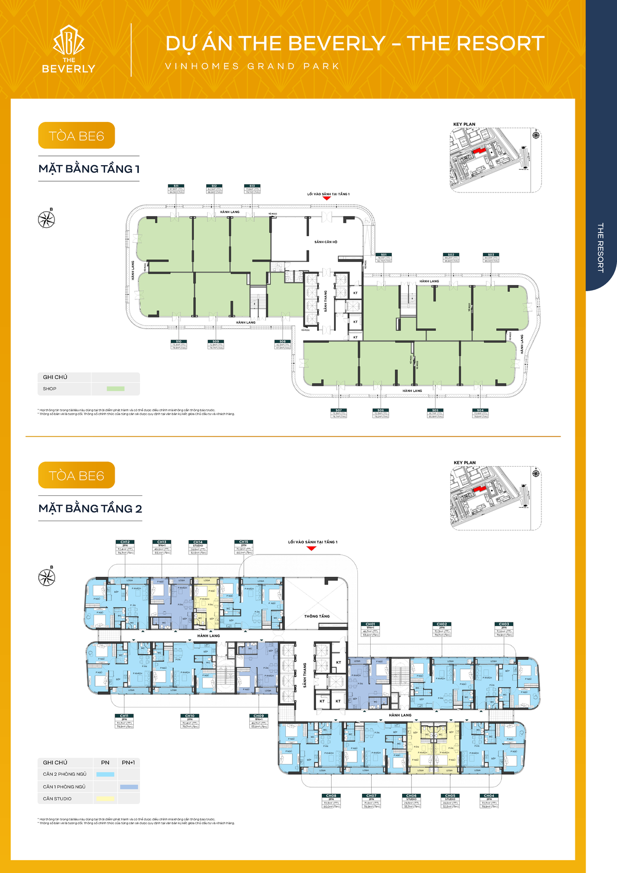 Layout BE6.The Beverly - DỰ ÁN THE BEVERLY - THE RESORT V I N H O M E S ...