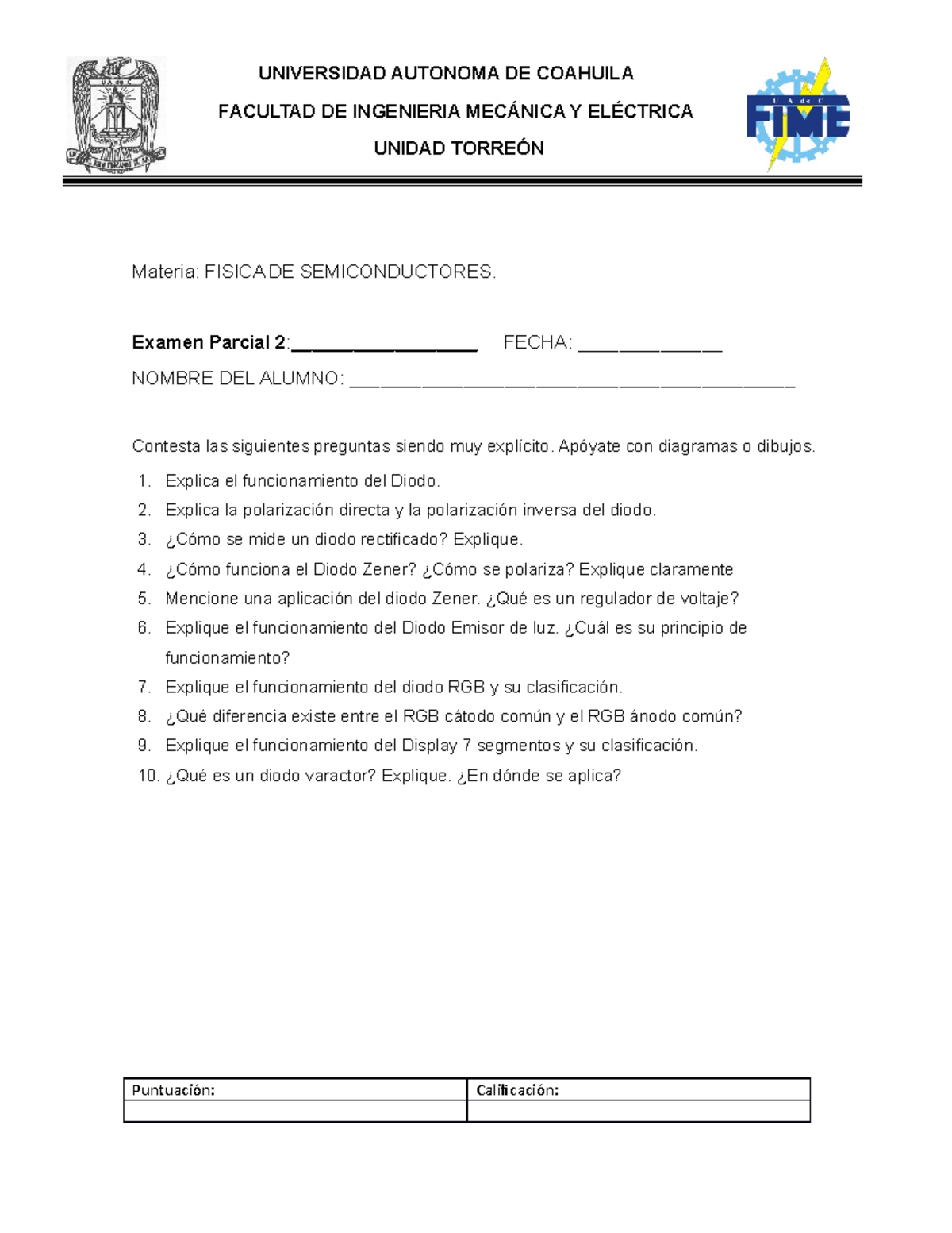 Examen Parcial Suerte Espero Les Sirva Examen Parcial De