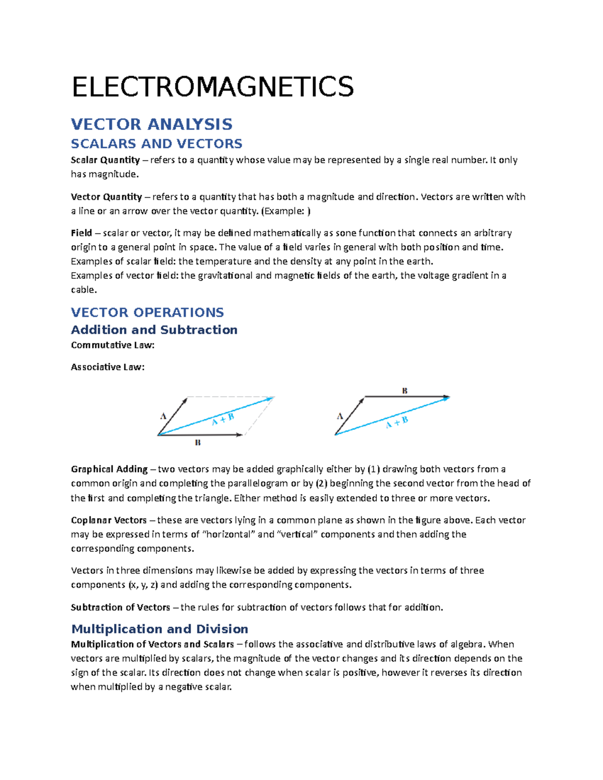 This is for the sake of download hehehe - ELECTROMAGNETICS VECTOR ...