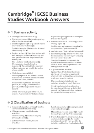 Unit 1 Igcse Business Past Papers 1 Unit 1 Understanding Business Activity Categorised Past Unit 1 Igcse Business Past Papers 1 Unit 1 Understanding Business Activity Categorised Past