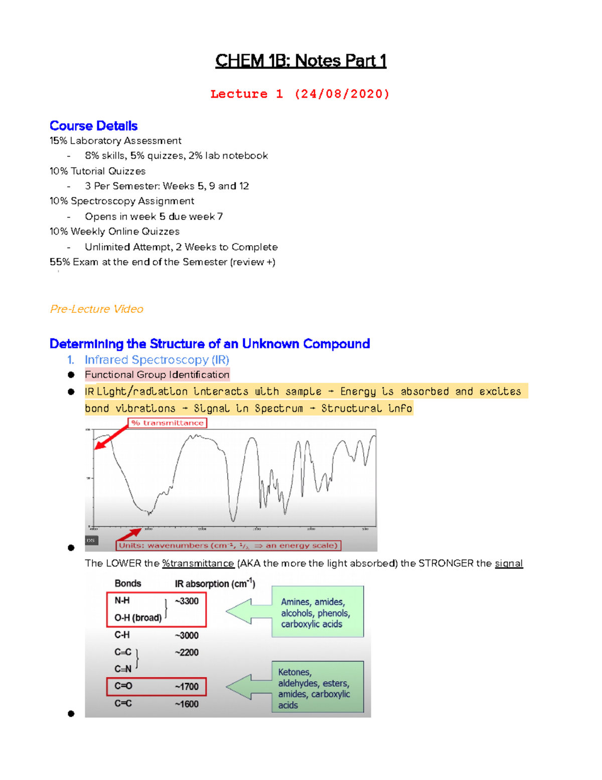 Chem 1B Notes Part 1 - Teacher - CHEM1102 - USyd - Studocu