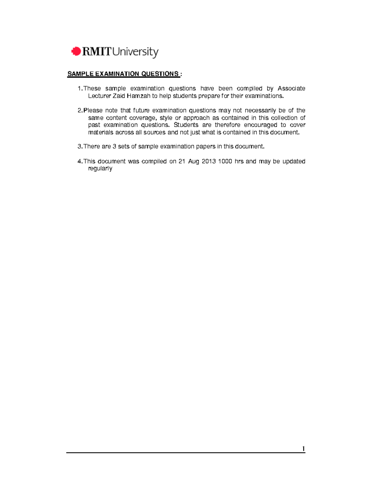 Sample+EXAM+ Questions+%28ZH+consolidtated+21+Aug+2013 %29-1 - SAMPLE ...