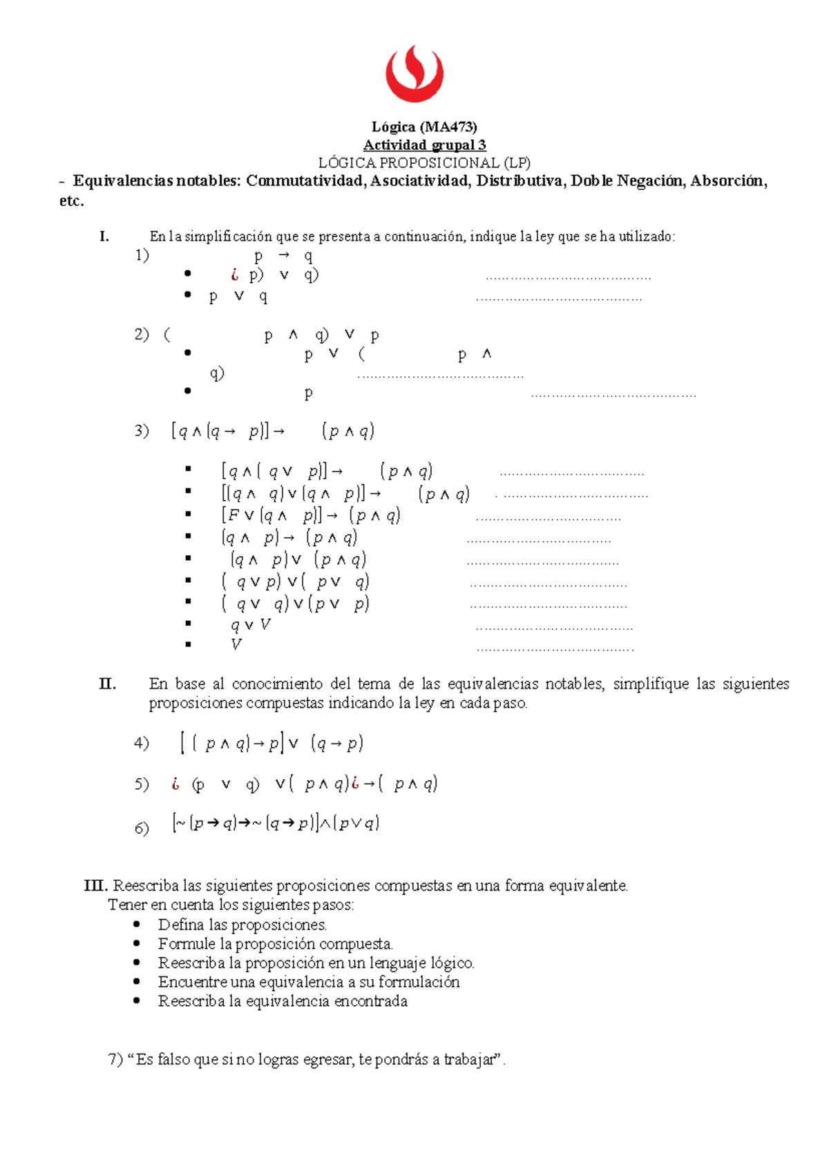 Actividad Grupla 3 18 02 Logica Upc Studocu