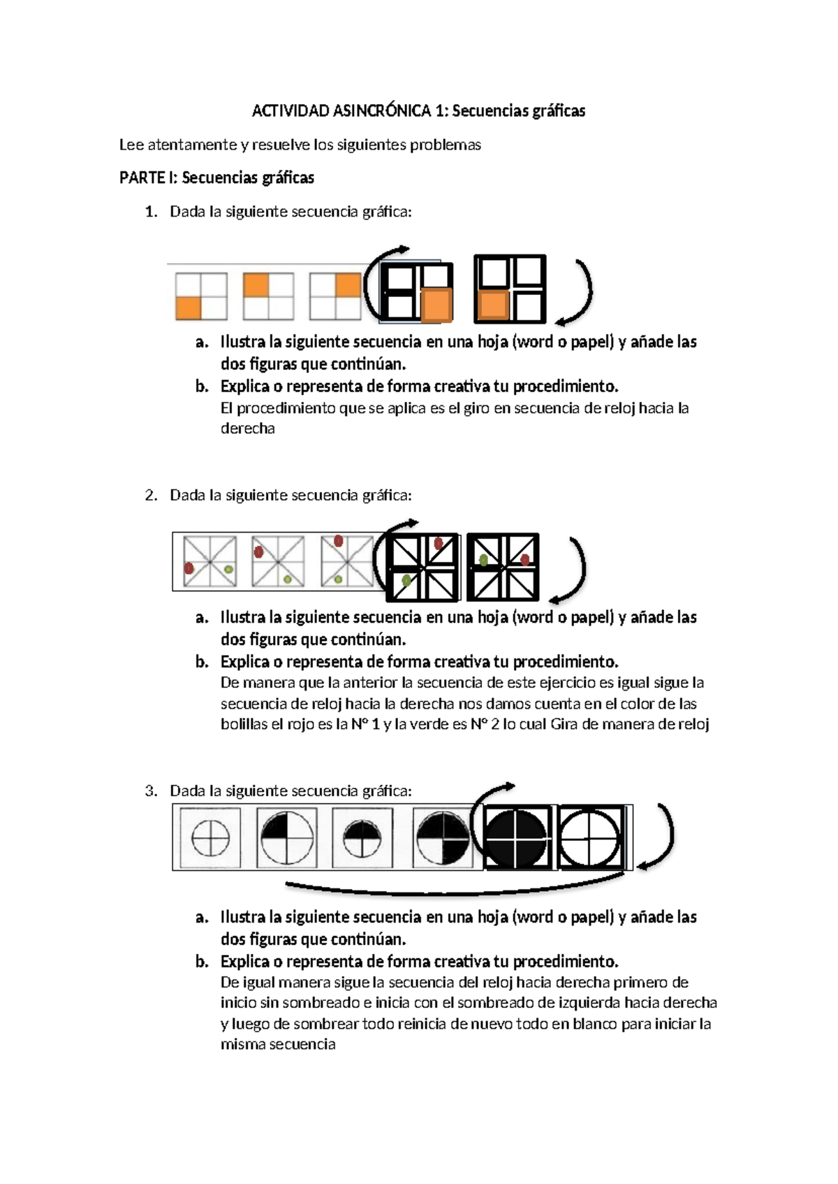 Asincrónica Secuencias Gráficas - ACTIVIDAD ASINCRÓNICA 1: Secuencias ...