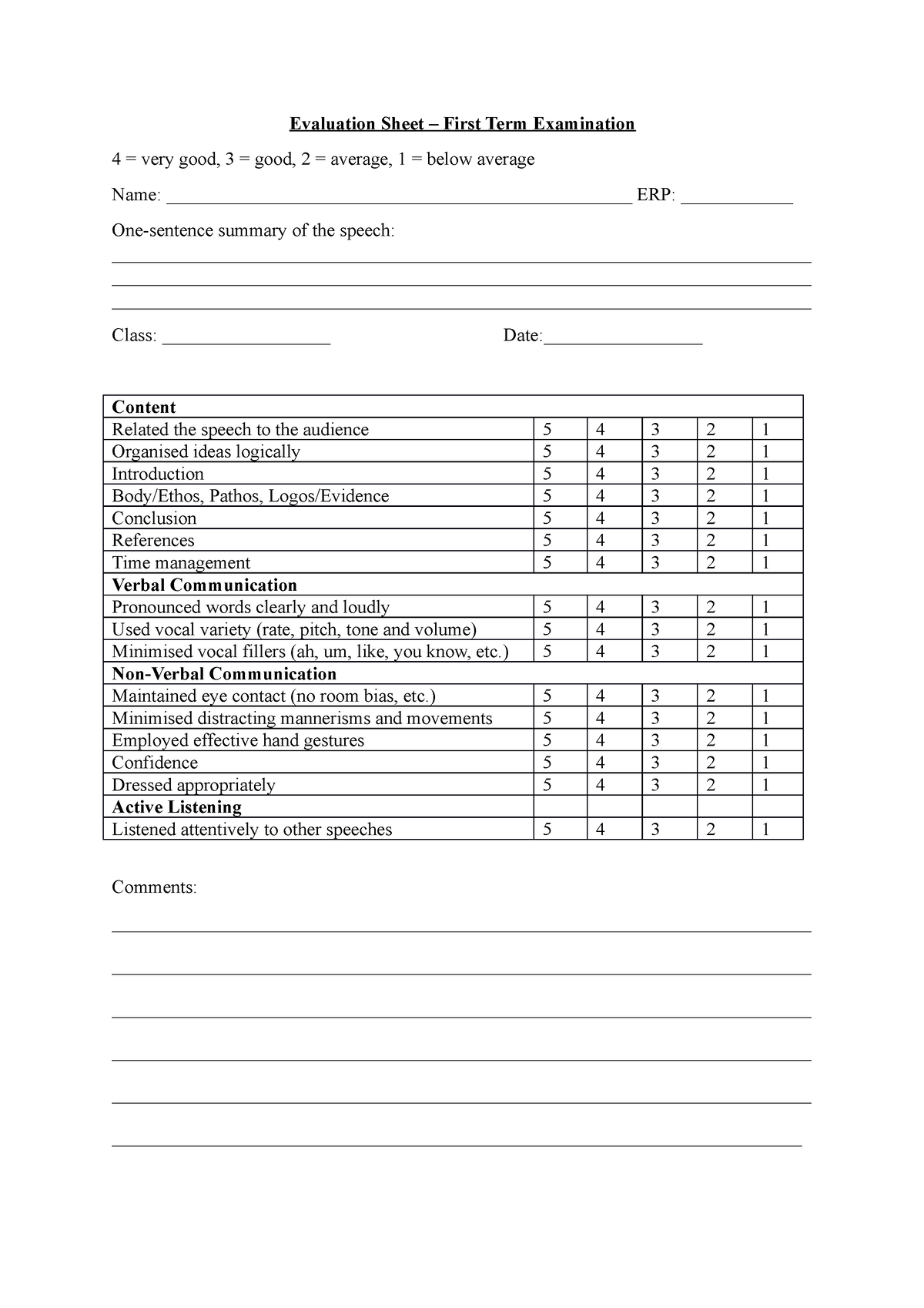 First Term Examination Questions For Primary 5 Civic Education