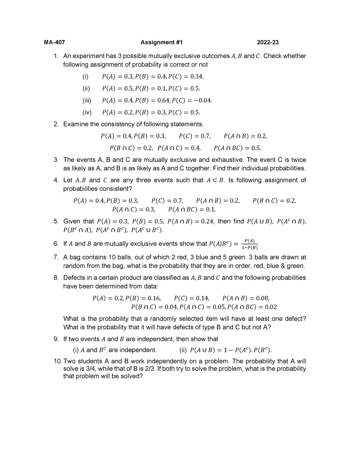 407 solved assignment spring 2022 studio 9