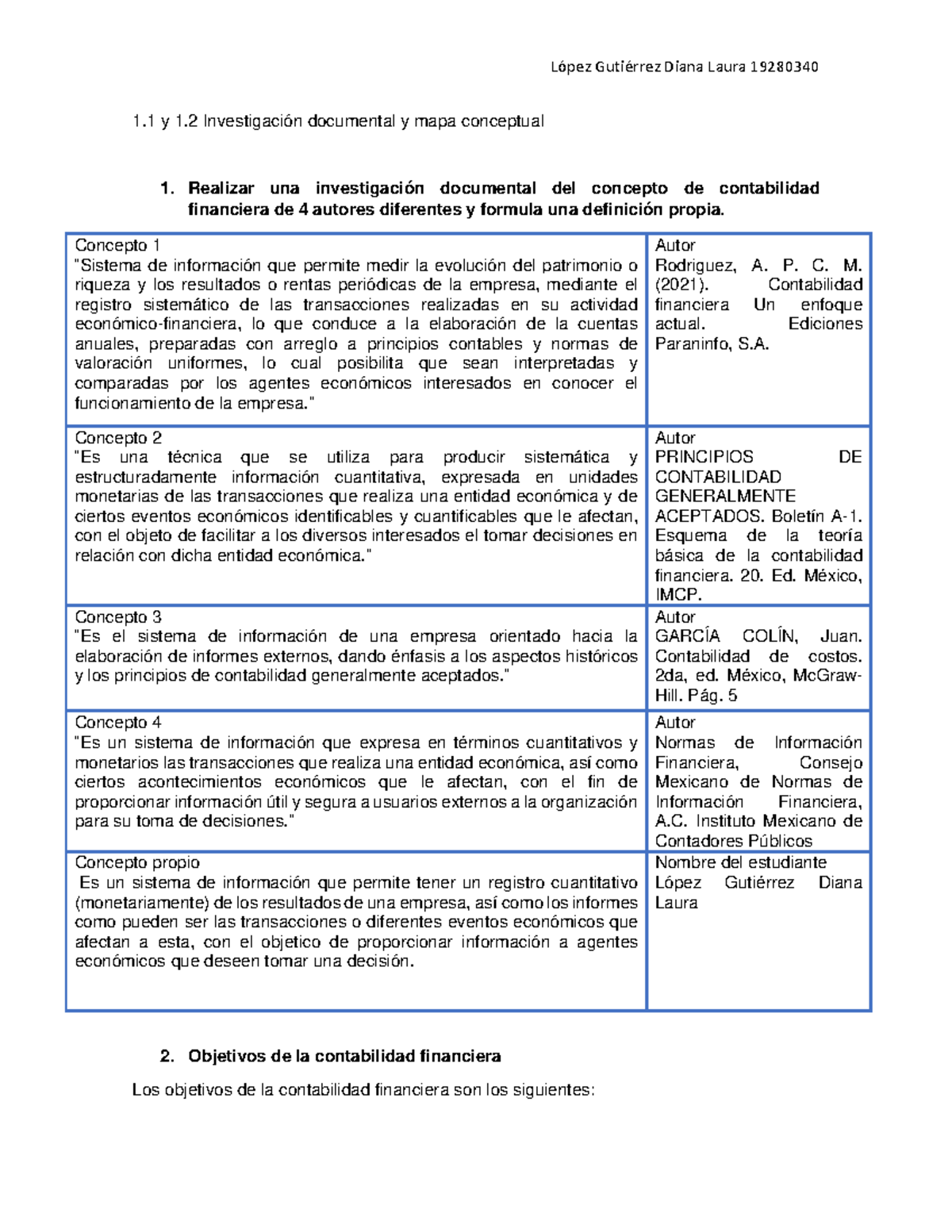 Actividad 1.1 Y 1.2 Diana Lopez - LÛpez GutiÈrrez Diana Laura 19280340 ...