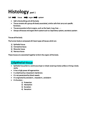 Histology Cell Organelles Lecture 2 Notes - 3- Golgi Apparatus * This ...