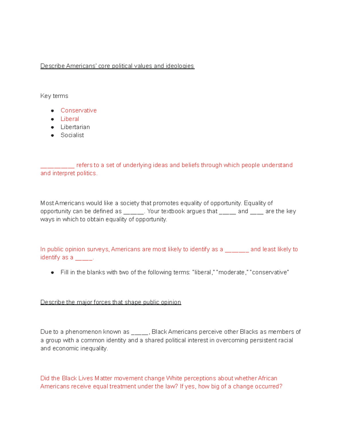 posc-notes-study-guide-3-describe-americans-core-political-values