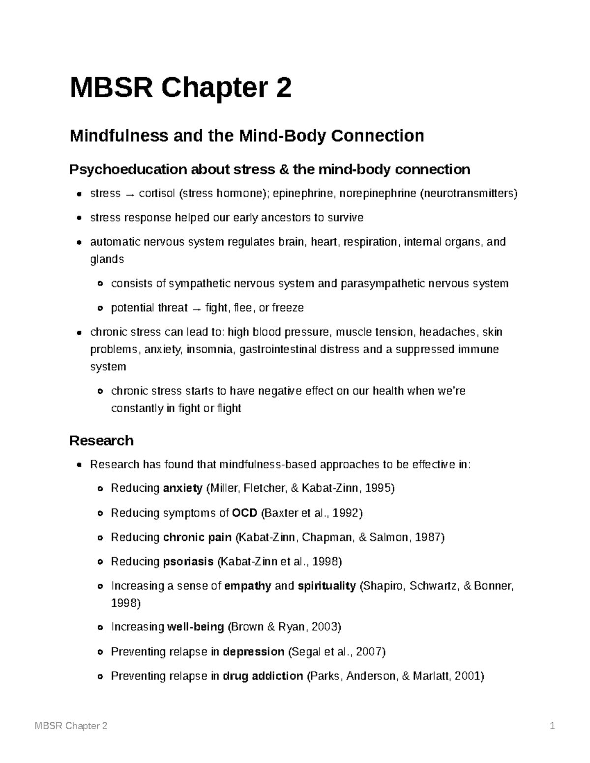 Mbsr practice manual, mbsr training pdf – PBFF