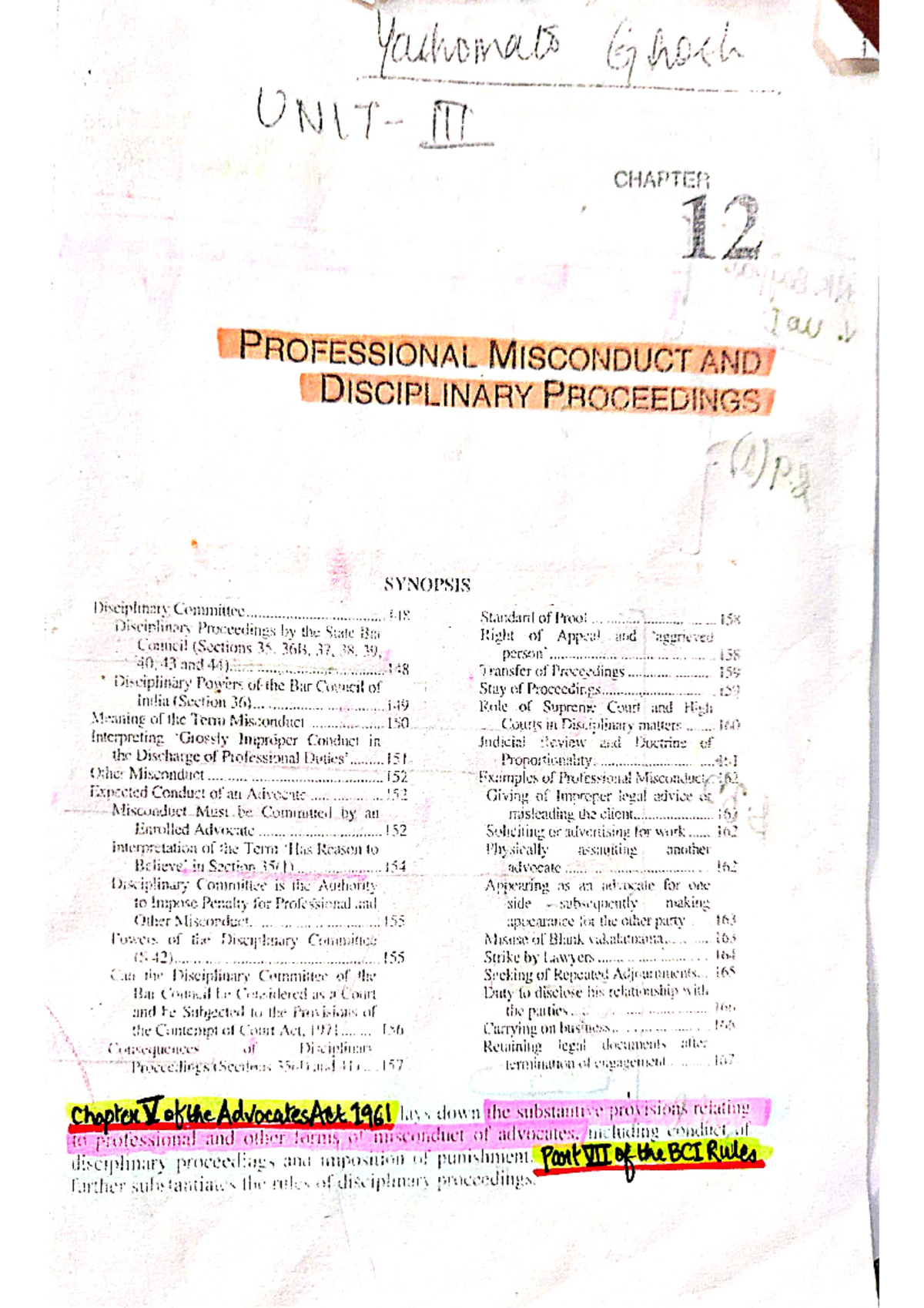 Unit 3 legal ethics Legal Ethics and Court Crafts Studocu