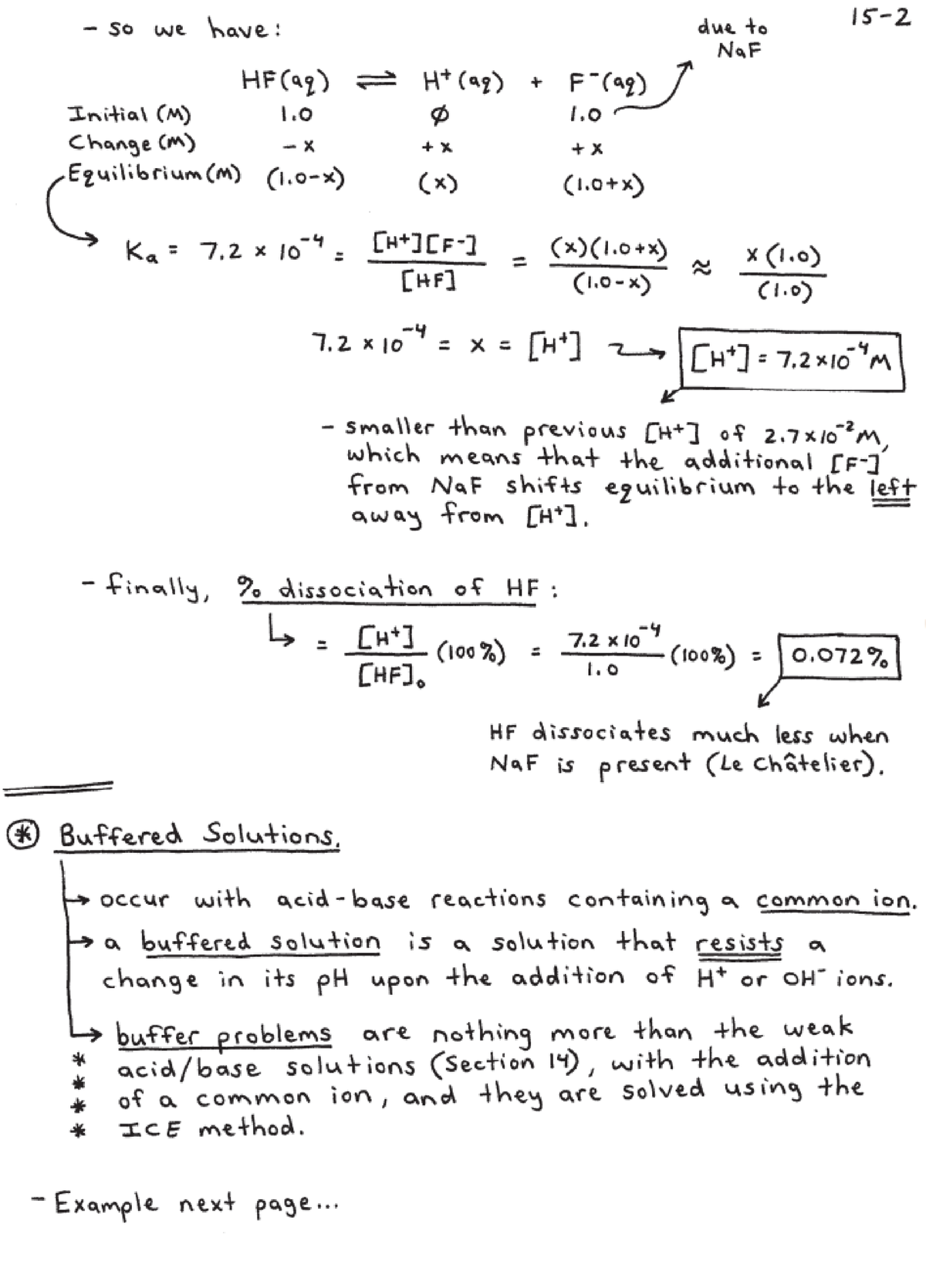 8 - Applications of Acid-Base Equilibria section 2 notes - CHEM 1031 ...