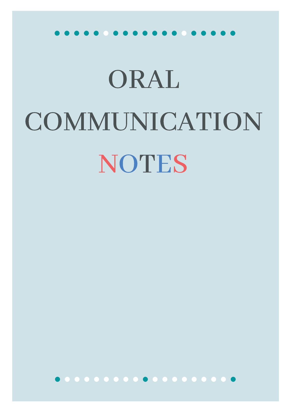 oral communication understanding speech context