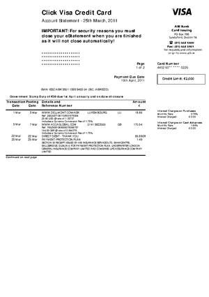 Bank Statements - ***** Axis Bank Ltd ***** Account Statement Statement 