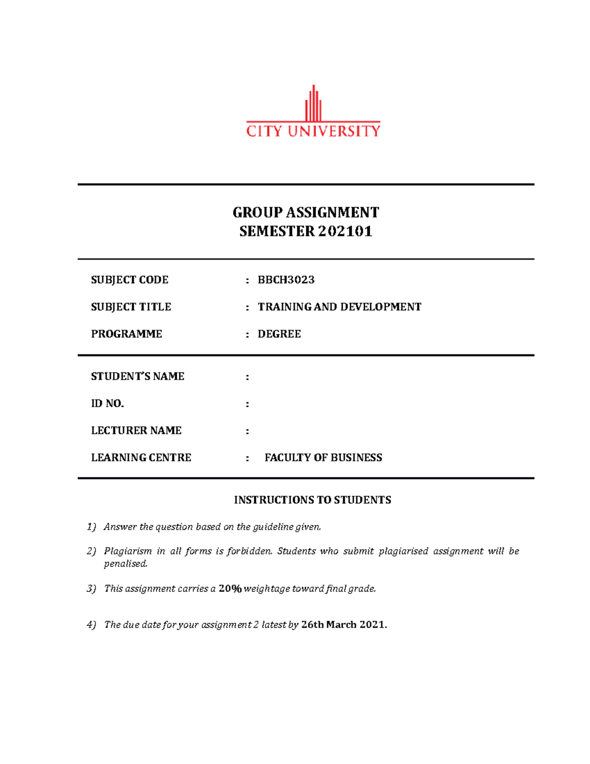 what is development assignment