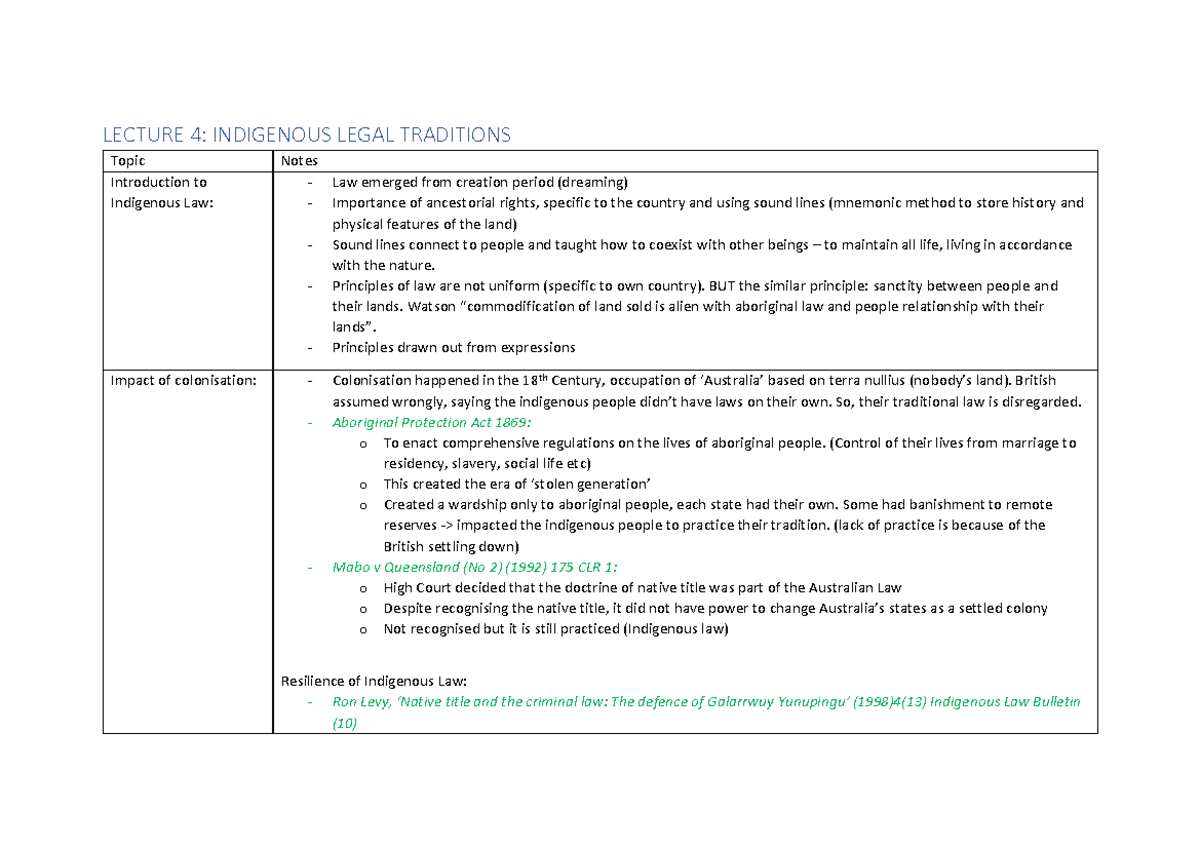 lecture-4-indigenous-legal-traditions-laws5000-lecture-4-indigenous
