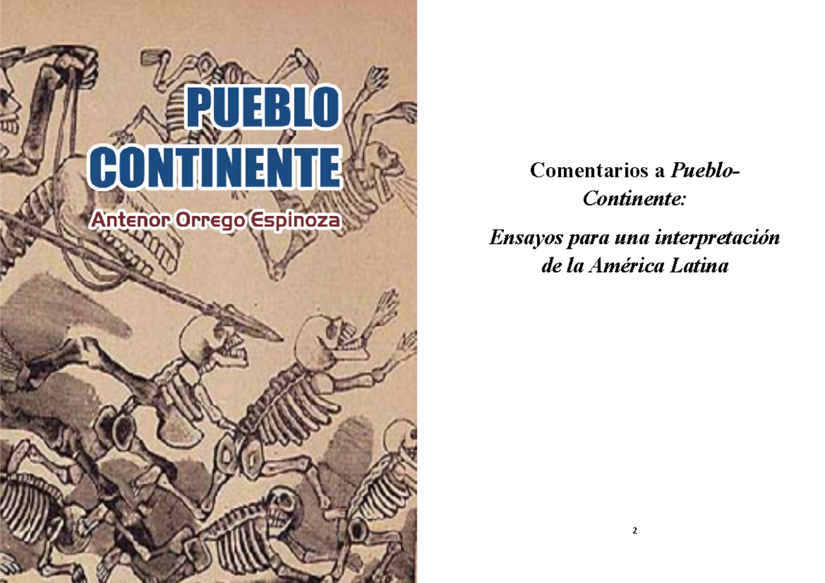 Pueblo continente Version digital - Comentarios a PuebloContinente