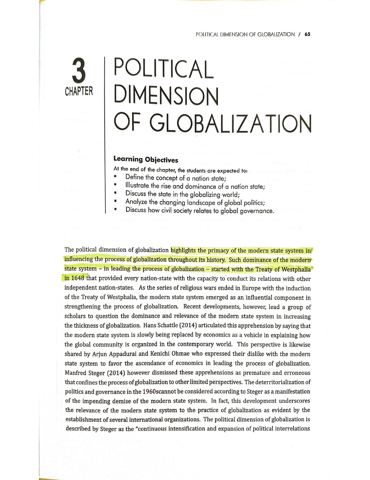 political dimensions of globalization essay