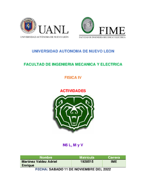 Act 3 CE1 - Actividad 3 - UNIVERSIDAD AUTONOMA DE NUEVO LEON FACULTAD ...