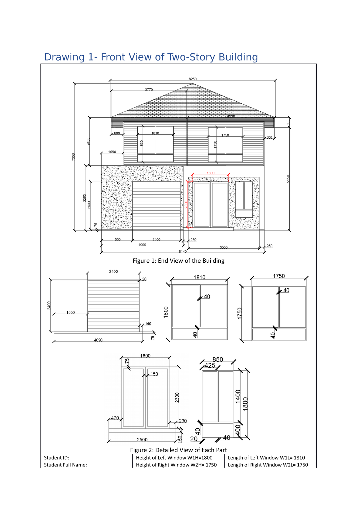 civil assignment drawing