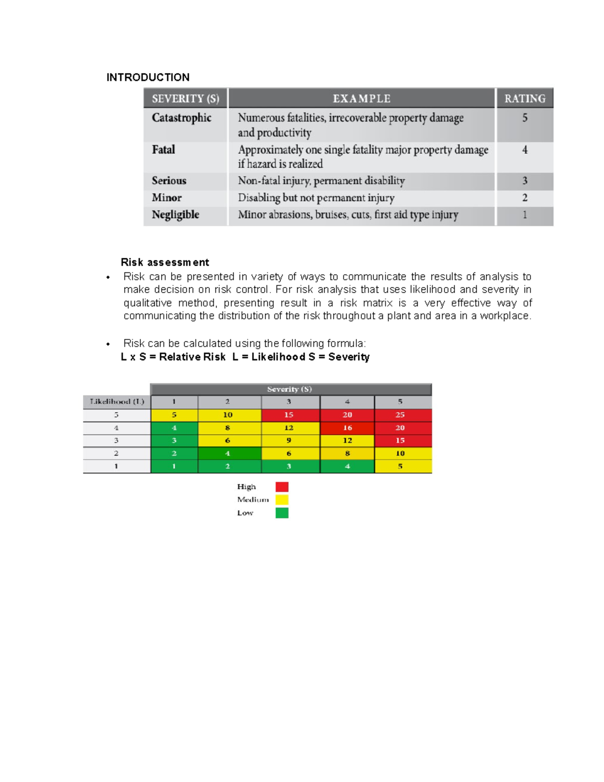 Safety Health 17 - • Risk control is the elimination or inactivation of ...