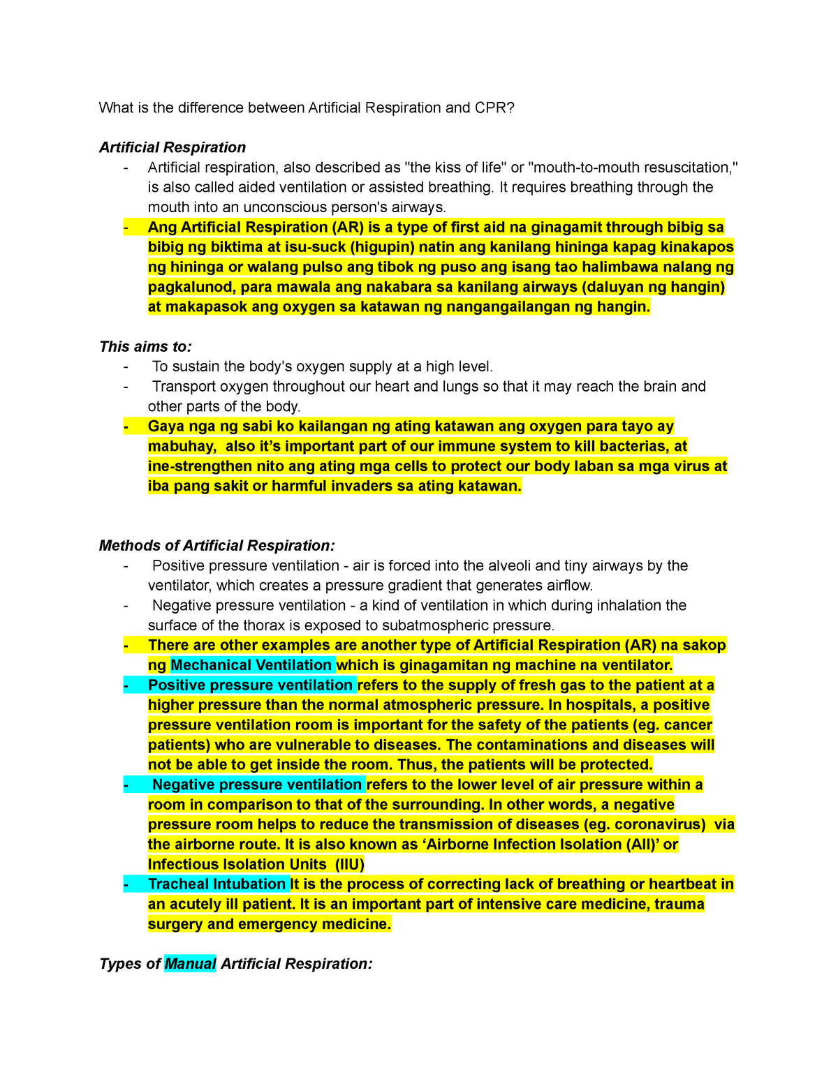 notes-to-artificial-respiration-what-is-the-difference-between